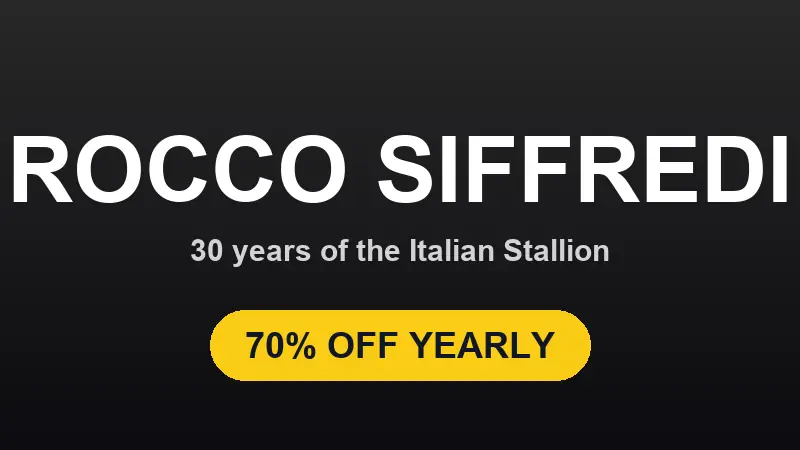 Rocco Siffredi discount